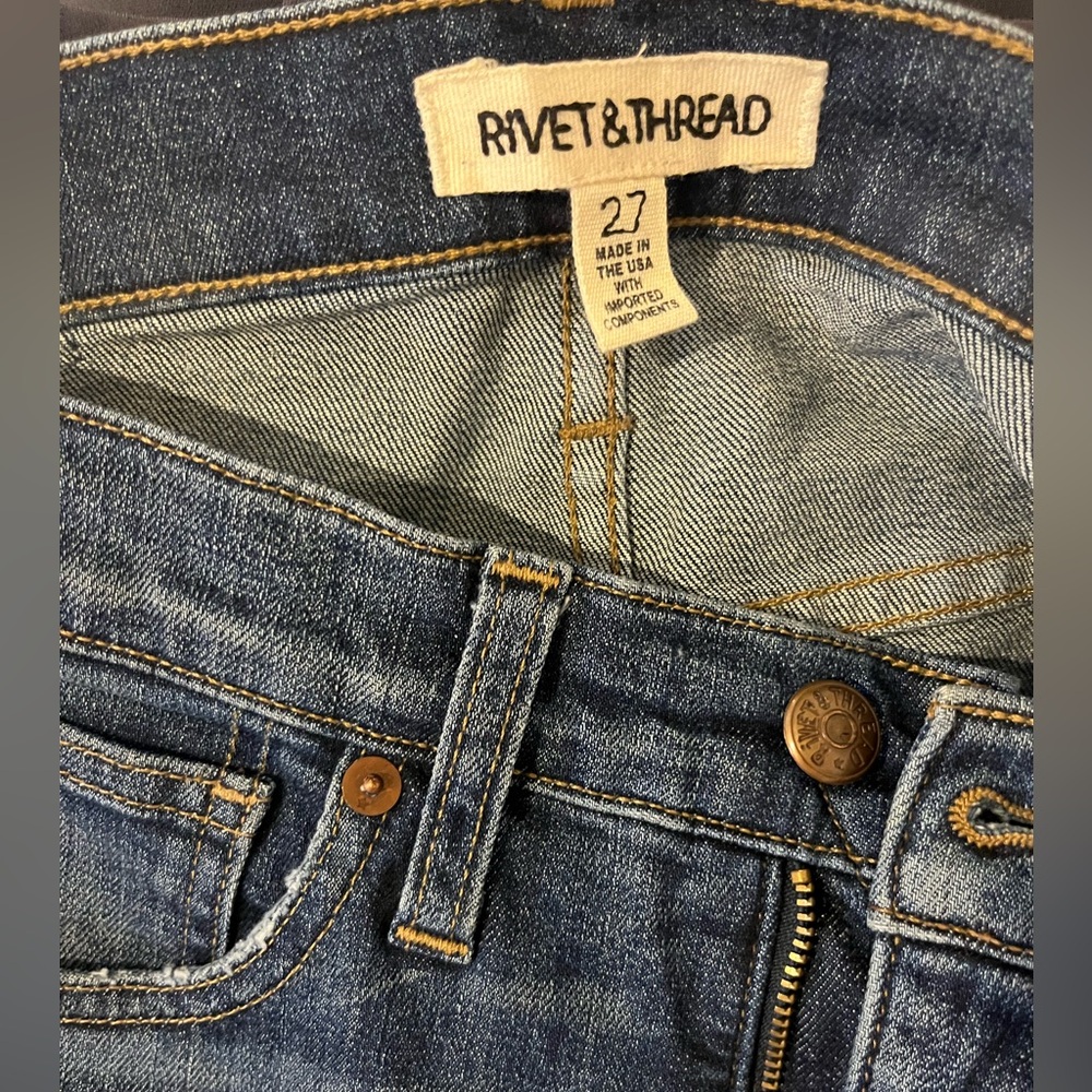 Rivet & Thread Blue Denim Skinny Jeans